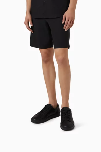 Low-top Lace-up Sneakers in Leather