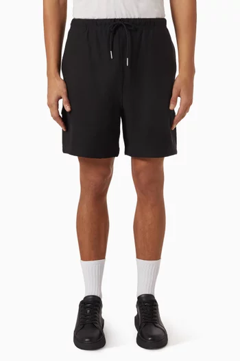 Monogram Shorts in Cotton-terry