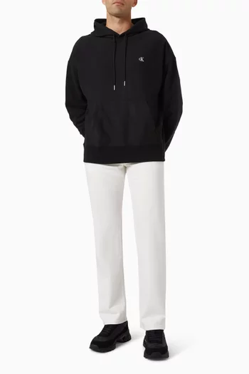 Monogram Hoodie in Premium Terry