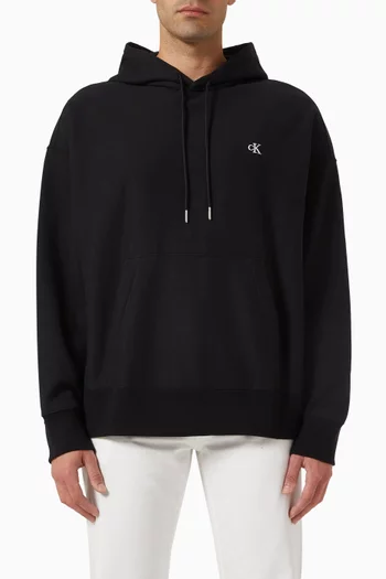 Monogram Hoodie in Premium Terry
