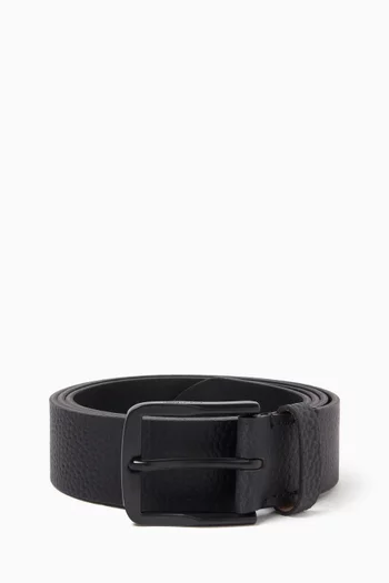 Classic Flat Belt in Leather