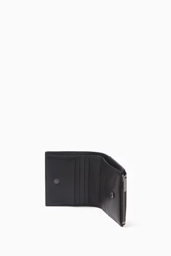 Impression Compact Wallet in Leather