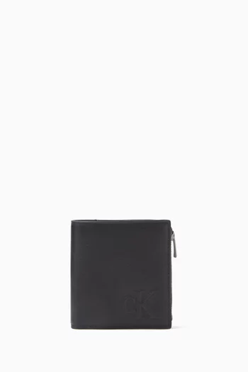 Impression Compact Wallet in Leather