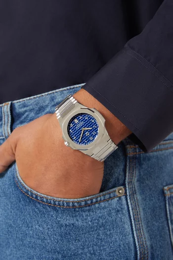 MT Quartz Stainless Steel Watch, 40.5mm