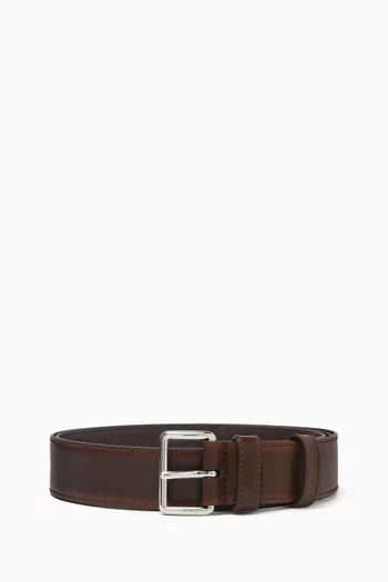 Belt in Brushed Leather