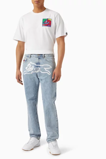 Running Dog Jeans in Cotton-denim