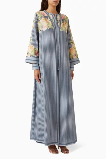 Printed Abaya Co-ord Set