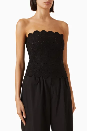 Doily Crochet Top in Organic Cotton