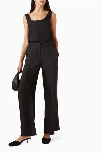 Jordan Button-up Top in Silk
