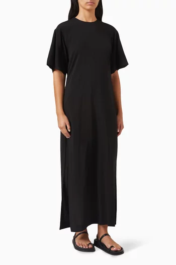Relaxed Tee Dress in Viscose