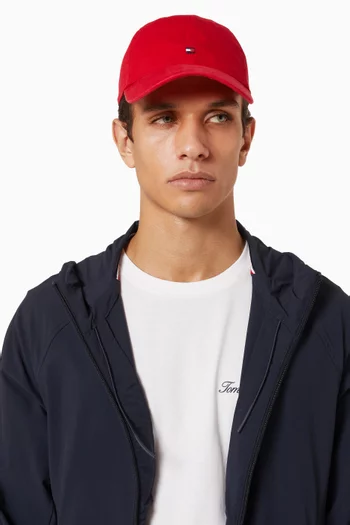 Hilfiger Flag Baseball Cap in Cotton