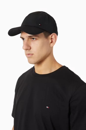Corporate Enamel Flag Baseball Cap in Canvas