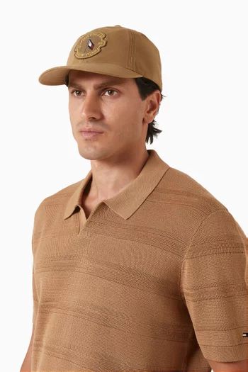 Logo-patch Baseball Cap in Canvas