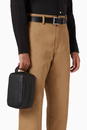 TH Monogram Toiletry Bag