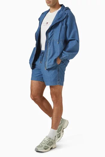 شورت بقصة فضفاضة قماش مقاوم للتمزق