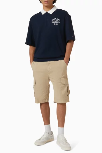 تي شيرت بولو بقصة كلاسيكية مستوحاة من التسعينيات قطن