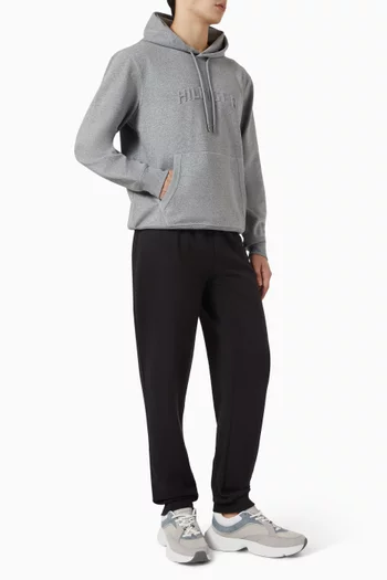 Logo Arch Embossed Hoodie