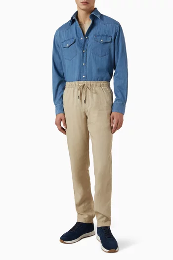 Western Shirt in Denim