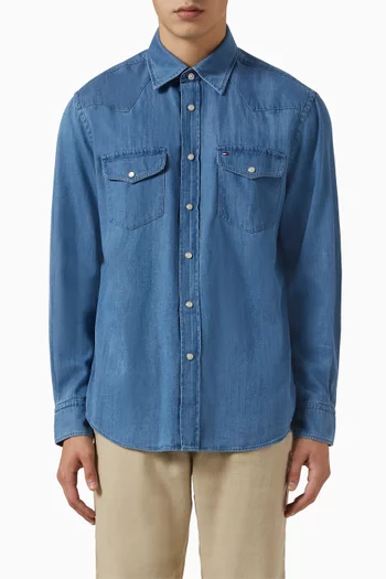 Western Shirt in Denim