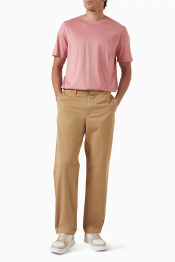 T-shirt in Mercerised Cotton