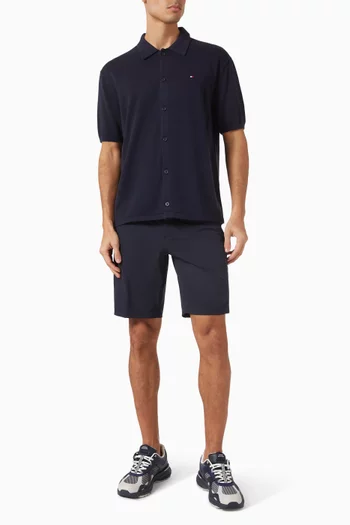Knit Overshirt in Cotton