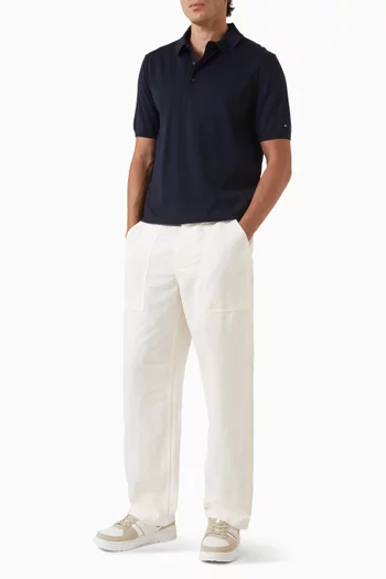 Polo Shirt in Wool Knit