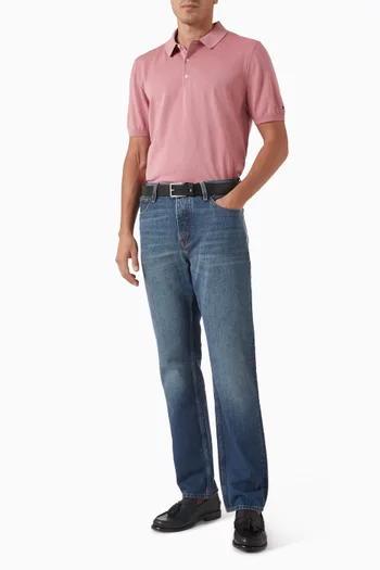 Polo Shirt in Wool Knit