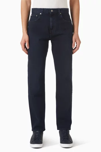 بنطال جينز هارلم بقصة ضيقة تضيق باتجاه الحافة دينم