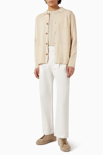 Relaxed-fit Cardigan in Organic Cotton-blend