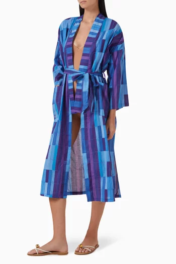 Diane Smoking Jacket in Cotton