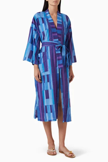 Diane Smoking Jacket in Cotton