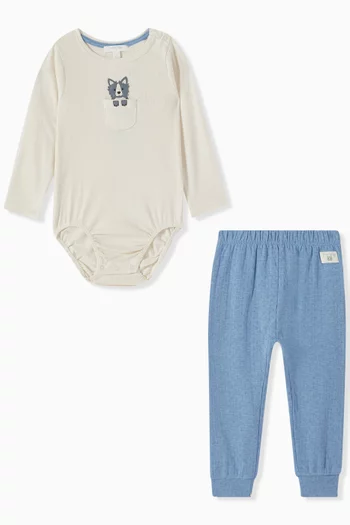 Three-piece Gift Set in Organic Cotton