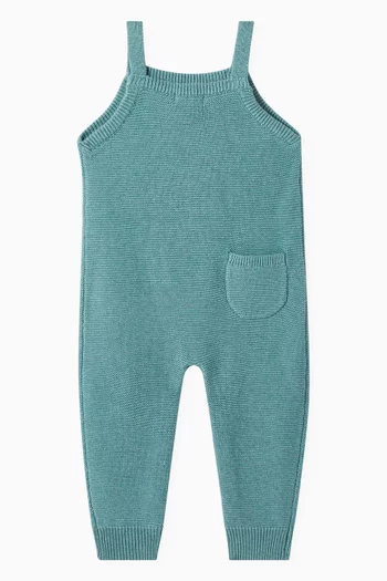 Sheep Overalls in Cotton-wool Knit