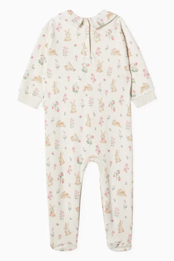 Bunny Sleepsuit in Organic Cotton