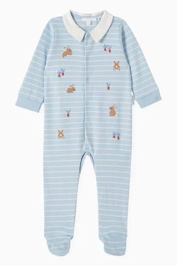 Bunny Sleepsuit in Organic Cotton