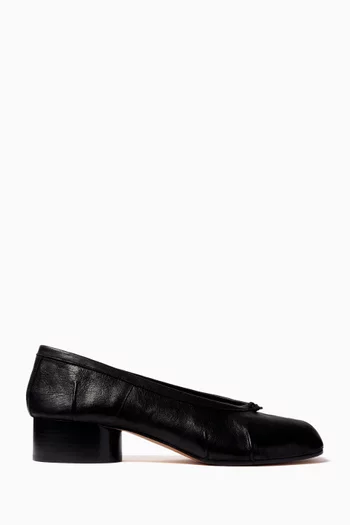 Tabi 30 Ballerina Flats in Leather