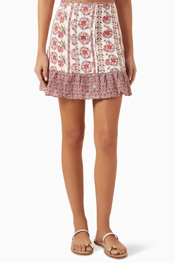Ceres Mini Skirt in Linen