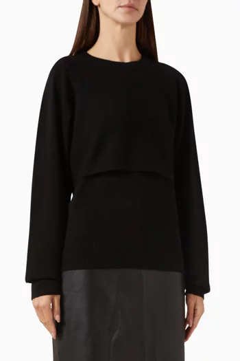 Two-piece Sweater in TENCEL™ Lyocell Blend