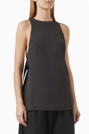 Side-tie Top in RWS Wool Blend