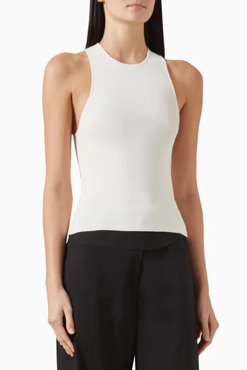 Sculpted Tank Top in Knit