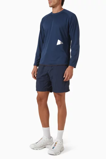 Raglan-sleeve T-shirt in Jersey