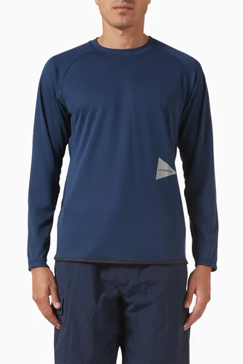 Raglan-sleeve T-shirt in Jersey