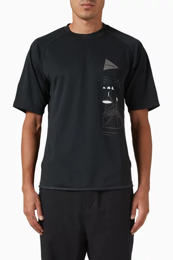 Printed T-shirt in Jersey