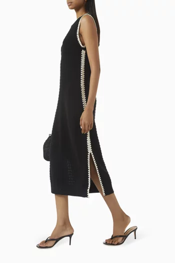 Dwight Tank Knit Midi Dress in Cotton