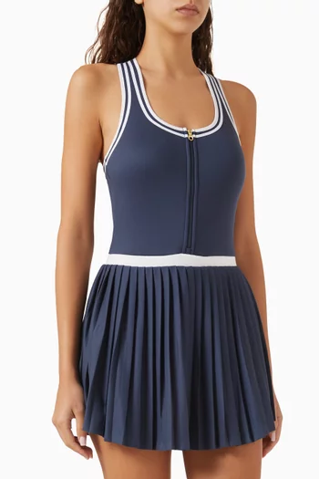 Jane Court Dress 28'' in Recycled Micro Jersey