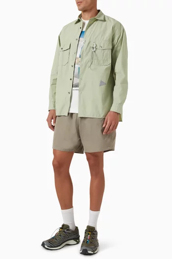 High Count Shorts in Cotton-blend