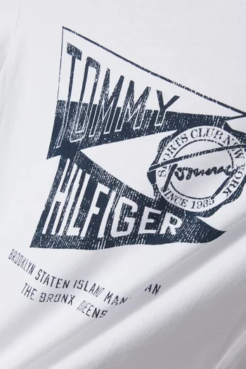 Graphic Logo T-shirt in Cotton