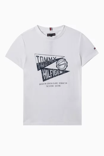 Graphic Logo T-shirt in Cotton