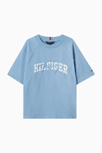 Mixed Logo T-shirt in Cotton