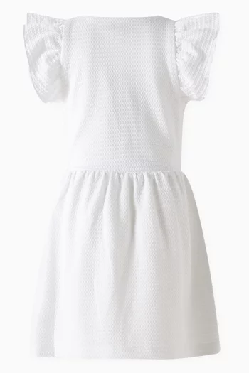 Textured Knit Fit & Flare Dress